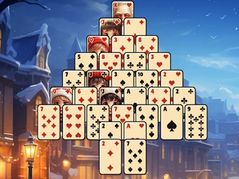 Hra Vánoční strom solitaire 