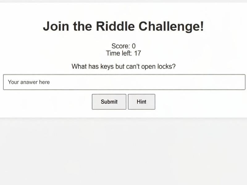 Hra Riddle Challenge