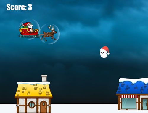 Hra Hra Santa Flight 