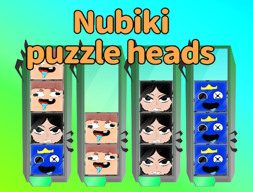 Hra Hlavy puzzle Nubiki 