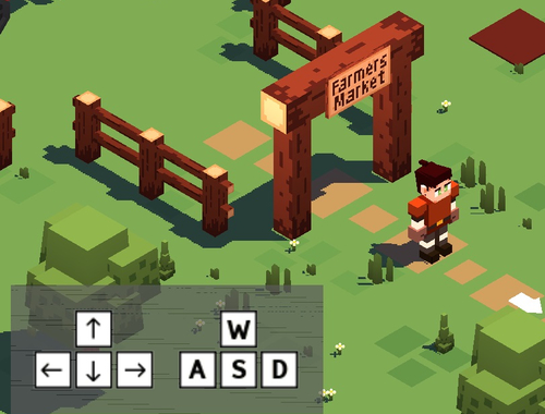 Hra Farmářský trh Apple Knight