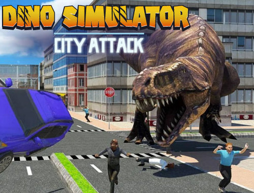 Hra Útok Dino Simulator City