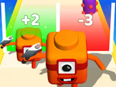 Hra Sloučení číselné krychle: 3D Run Game