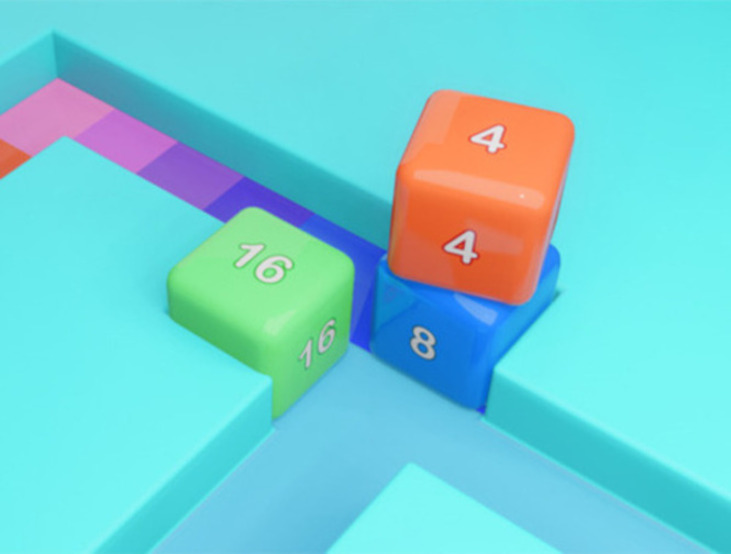 Hra Maze Cube 2048