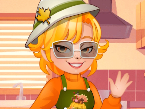 Hra Roxie's Kitchen Díkůvzdání Cupcake 