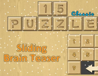 Hra 15 Klasické puzzle 