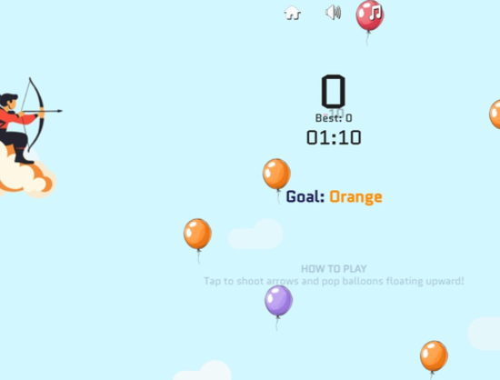 Hra Výzva Balloon Archer 