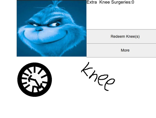 Hra Clicker operace kolene 