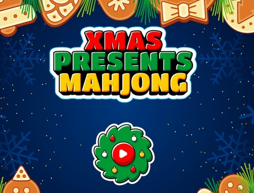 Hra Vánoční dárky Mahjong 