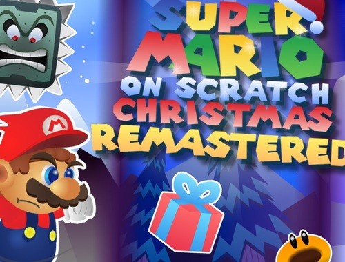 Hra Super Mario na Scratch Christmas Remastered 