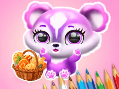 Hra Omalovánky: Fluffy Piknik 