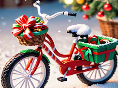 Hra Vánoční Bike Salon 