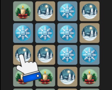 Hra Sloučení symbolů WinterWonder 