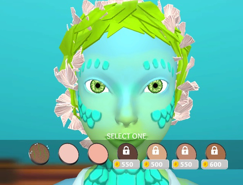 Hra Monster make -up 3d