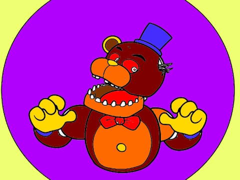 Hra FNAF omalovánky 