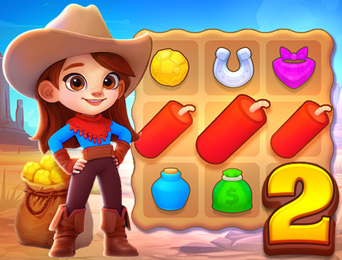 Hra Wild West Match 2: The Gold Rush