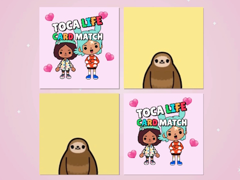 Hra TOCA Life Memory Card Match