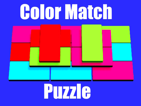 Hra Puzzle s barevnou shodou 