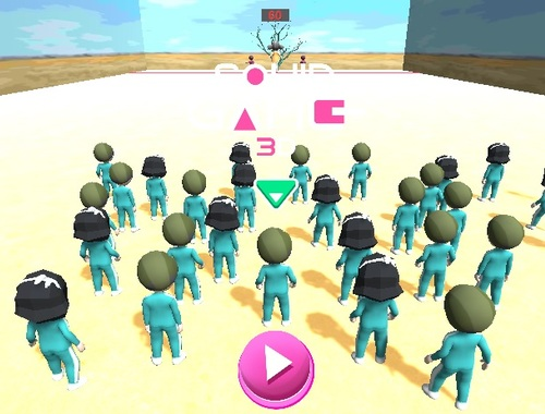Hra Squid Game Race 3D