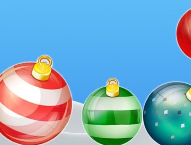 Hra Puzzle Balls Sloučit nový rok! 