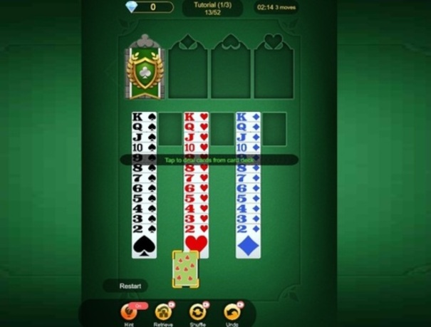 Hra Král solitaire 