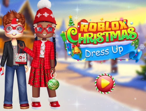 Hra Vánoční šaty Roblox 