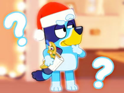 Hra Dětský kvíz: Bluey Christmas Fandom 