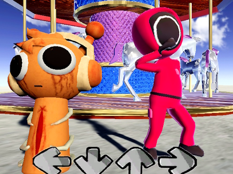 Hra Squid Game Sprunki fnf Battle