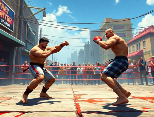 Hra Skutečný Street Fighter 3D 