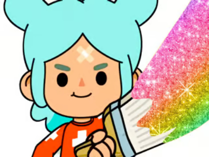 Hra Omalovánky: Toca Boca Rita 