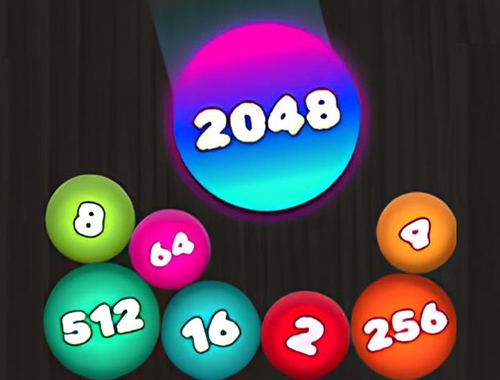 Hra 2048 Puzzle: Spojte koule 