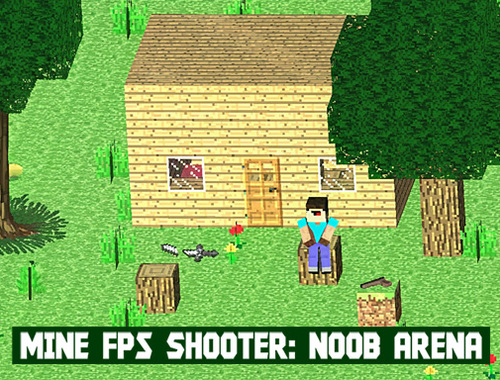 Hra Důlní FPS střílečka: Noob Arena 