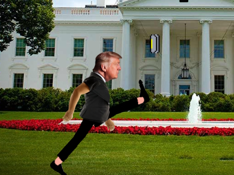 Hra Výzva Trump Wobble Walk Challenge 