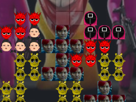 Hra Squid Game X Sprunki Tetris