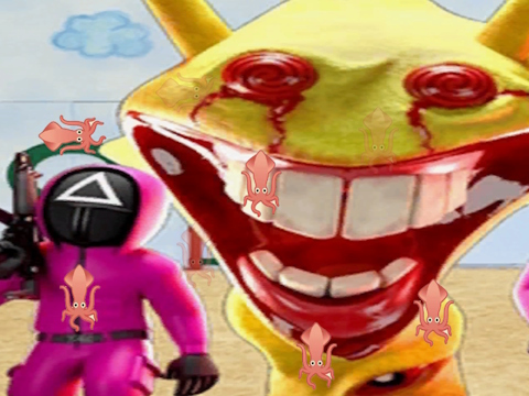 Hra Hra Squid Sprunki Hide 