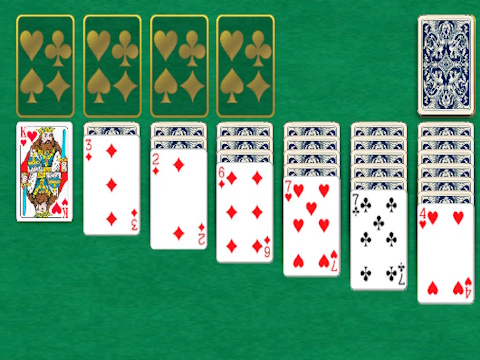 Hra Klasický solitaire Klondike 
