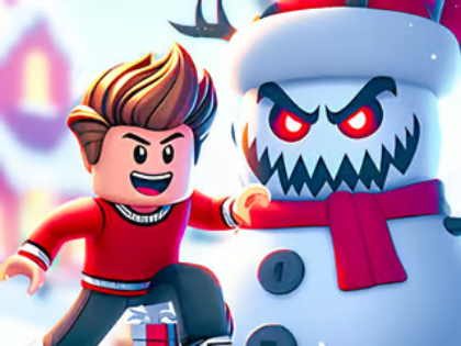 Hra Skládačka: Roblox Snowball Battle 