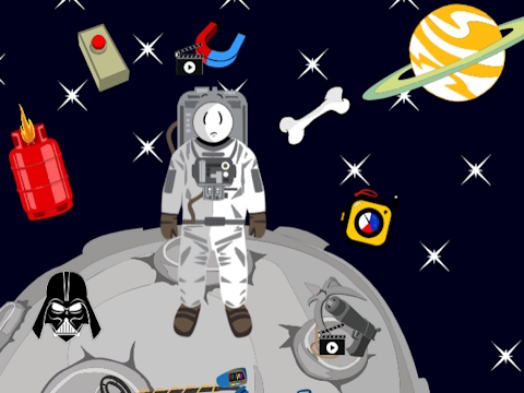 Hra Stickman ve vesmíru 