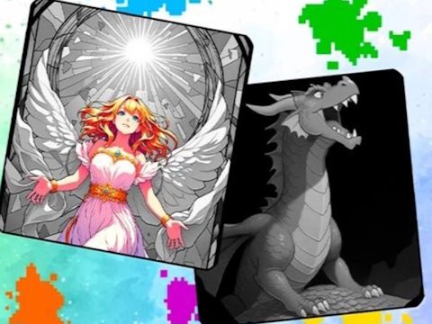 Hra Barevné pixely zbarvení podle čísel 