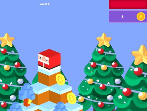 Hra Santa spěchá dolů 