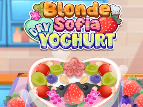 Hra Blondýna Sofia: suchý jogurt 
