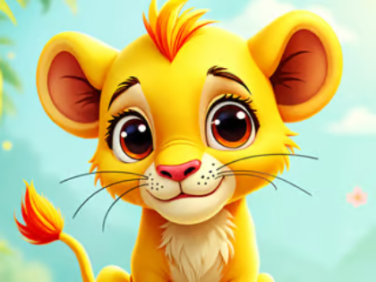 Hra Skládačka skládačky: Baby Simba 