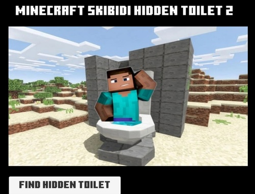 Hra Minicraft Skibidi skrytá toaleta 2 