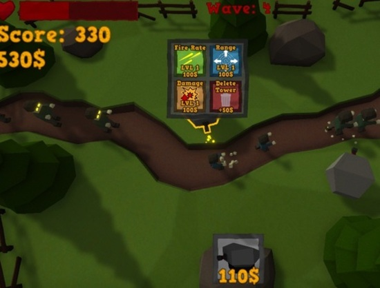 Hra Obrana Zombie Tower 