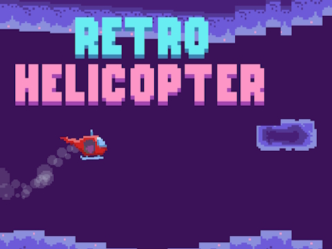 Hra Retro vrtulník 