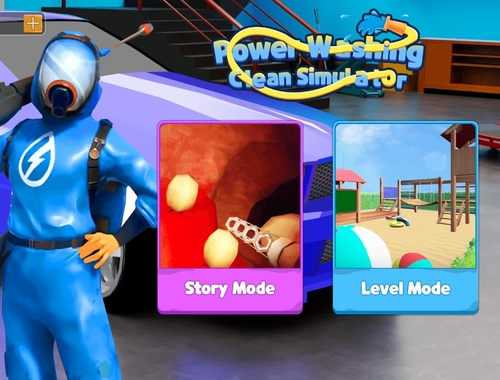 Hra Čistý simulátor mytí napájení 