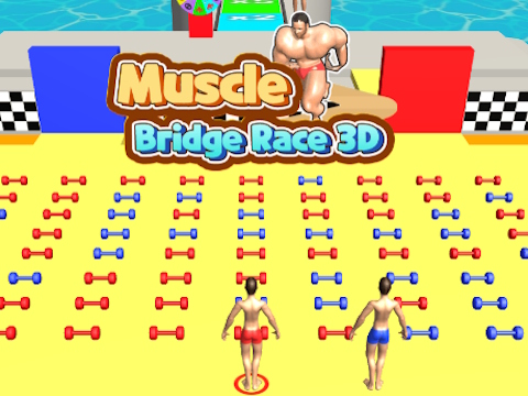 Hra Závod mostu svalů 3D 