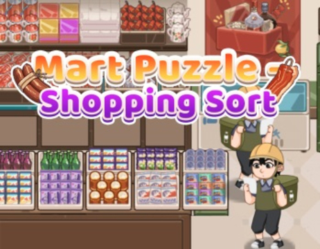 Hra Mart puzzle nakupování 