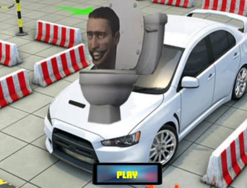 Hra Skibidi toaletní parkovací auto 