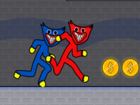 Hra Duo Stickman Huggy Party 